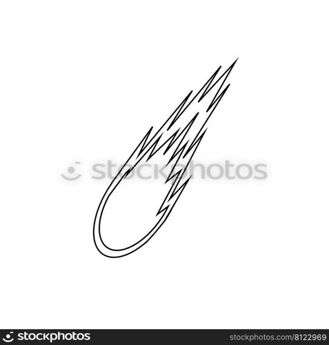 meteor logo stock illustration design