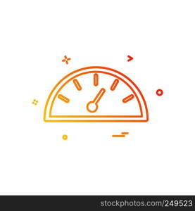 Meter icon design vector