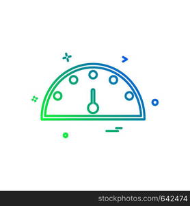 Meter icon design vector