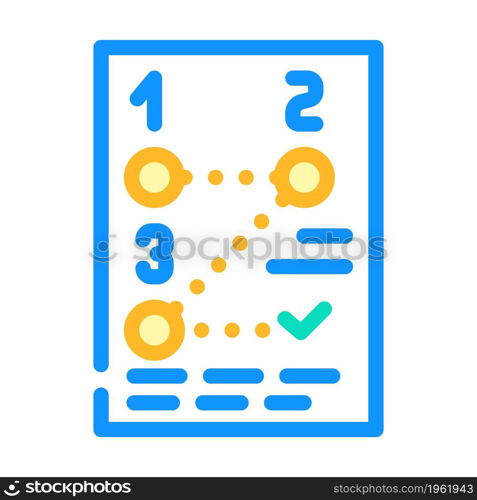 method data science color icon vector. method data science sign. isolated symbol illustration. method data science color icon vector illustration