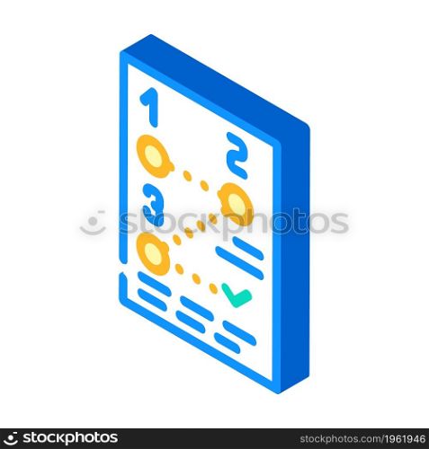 method data science isometric icon vector. method data science sign. isolated symbol illustration. method data science isometric icon vector illustration