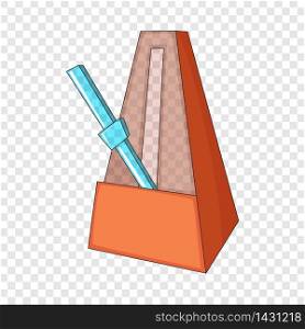 Metronome icon. Cartoon illustration of metronome vector icon for web design. Metronome icon, cartoon style