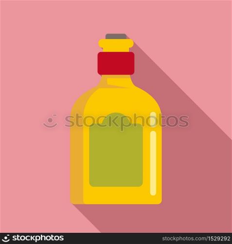 Mexican drink bottle icon. Flat illustration of mexican drink bottle vector icon for web design. Mexican drink bottle icon, flat style