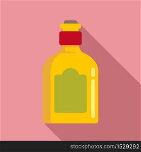 Mexican drink bottle icon. Flat illustration of mexican drink bottle vector icon for web design. Mexican drink bottle icon, flat style