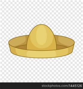 Mexican hat sombrero icon. Cartoon illustration of mexican hat sombrero vector icon for web design. Mexican hat sombrero icon, cartoon style