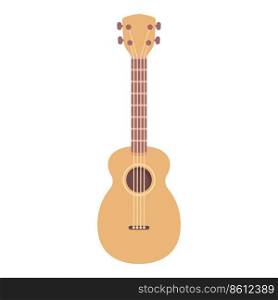 Mexican ukulele icon cartoon vector. Kawaii guitar. Acoustic ukulele. Mexican ukulele icon cartoon vector. Kawaii guitar