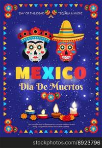 Mexico holiday poster vector image
