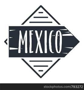 Mexico logo. Vintage illustration of mexico vector logo for web. Mexico logo, vintage style