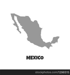 Mexico map. High detailed map of mexico on white background. Vector illustration eps 10. - Vector illustration. Mexico map. High detailed map of mexico on white background. Vector illustration eps 10. - Vector