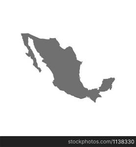 Mexico map vector. Vector design abstract illustration