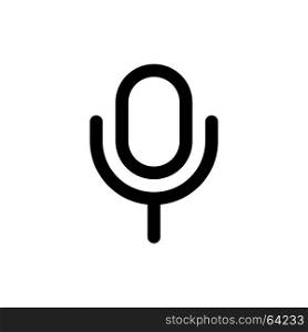 mic, Icon on isolated background