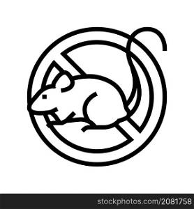 mice control line icon vector. mice control sign. isolated contour symbol black illustration. mice control line icon vector illustration