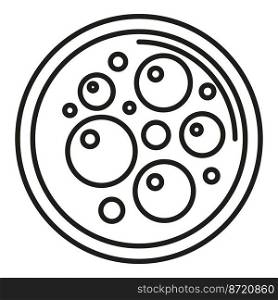 Micro petri dish icon outline vector. Health cell. Medical science. Micro petri dish icon outline vector. Health cell