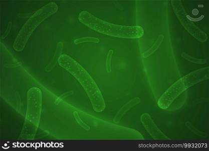 Micro probiotic bacteria. biological background . Template for your design. Micro probiotic bacteria