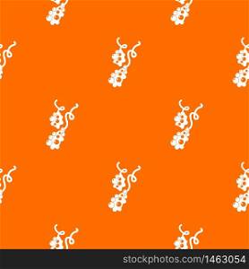 Micro vibrio pattern vector orange for any web design best. Micro vibrio pattern vector orange