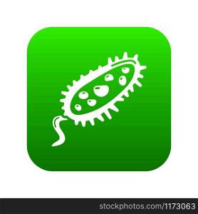 Microbe icon. Simple illustration of microbe vector icon for web. Microbe icon, simple black style
