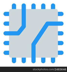 Microchip processor with modern features.