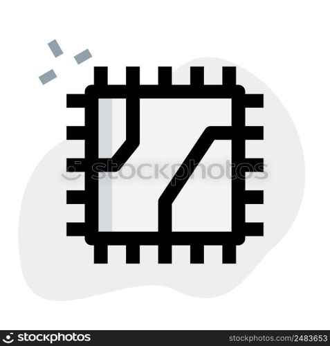 Microchip processor with modern features.