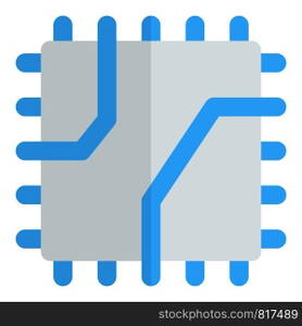 Microchip processor with modern features.