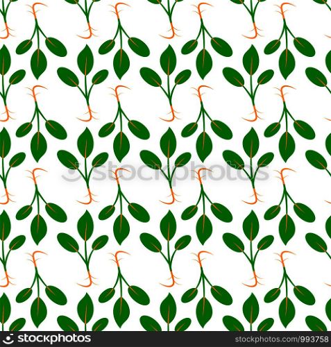 Microgreens. Seamless pattern. Vitamin supplement, vegan food. Isolated on white. Symmetrical arrangement. Microgreens. Sprouting seeds of a plant. Seamless pattern.