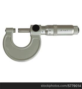 micrometer isolated on a white background. Vector illustration.