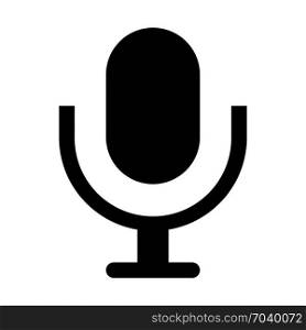 Microphone - Device or peripheral, icon on isolated background
