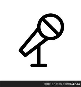 microphone, Icon on isolated background