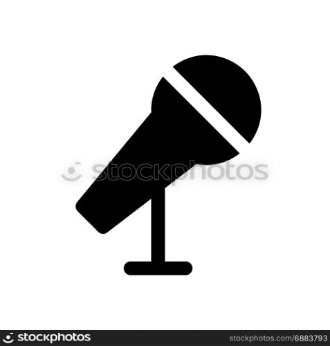 microphone, icon on isolated background,