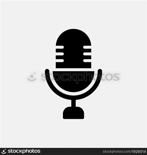 microphone icon vector design template