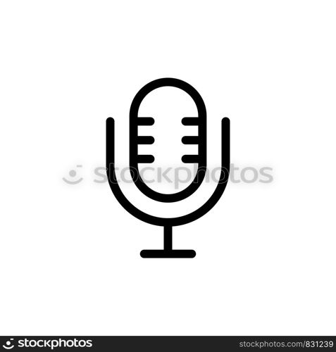 Microphone icon vector design template