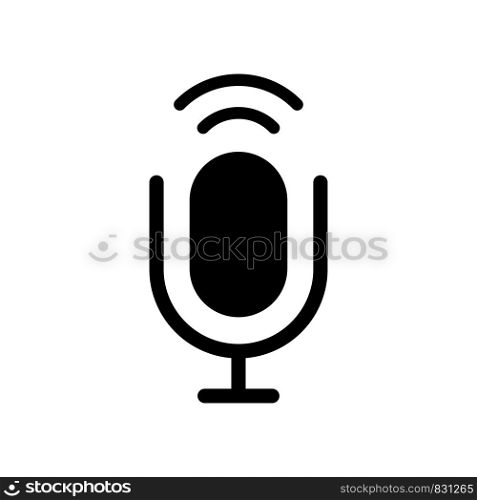 Microphone icon vector design template