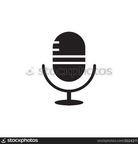 microphone icon vector design templates on white background