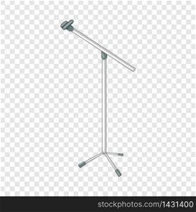 Microphone stand icon. Cartoon illustration of microphone stand vector icon for web design. Microphone stand icon, cartoon style