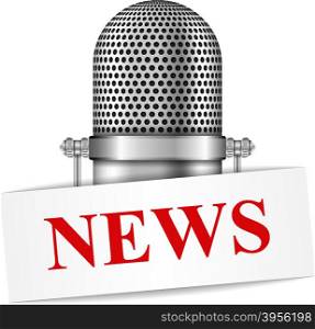 Microphone with News