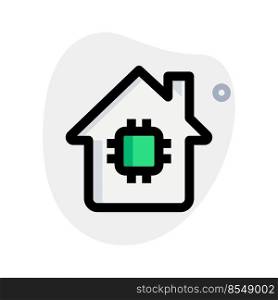 Microprocessor of a smart home with high efficiency and power