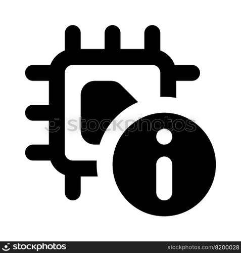 Microprocessor utilized for storing information.