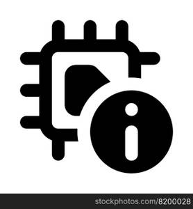 Microprocessor utilized for storing information.