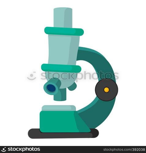 Microscope icon. Cartoon illustration of microscope vector icon for web. Microscope icon, cartoon style