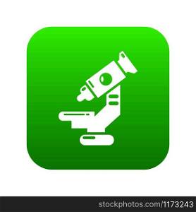 Microscope icon. Simple illustration of microscope vector icon for web. Microscope icon, simple black style