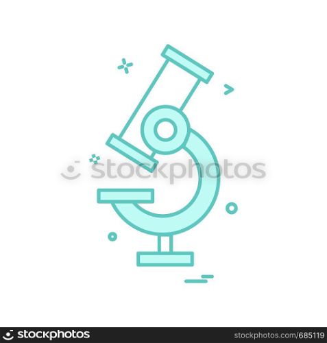 microscope icon vector design