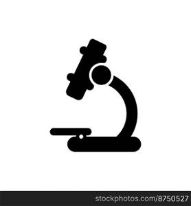 microscope icon vector illustration logo design