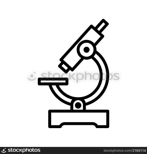 Microscope icon vector sign and symbol