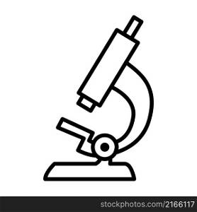 Microscope icon vector sign and symbol