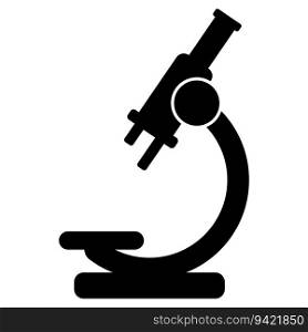 microscope icon vector template illustration logo design