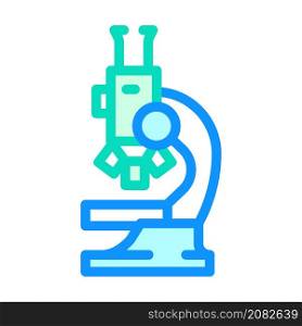 microscope laboratory tool color icon vector. microscope laboratory tool sign. isolated symbol illustration. microscope laboratory tool color icon vector illustration
