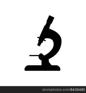 microscope logo stock vektor template