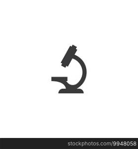 Microscope logo vector design template