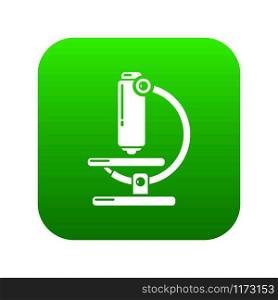 Microscope modern icon. Simple illustration of microscope modern vector icon for web. Microscope modern icon, simple black style