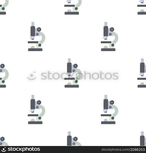 Microscope pattern seamless background texture repeat wallpaper geometric vector. Microscope pattern seamless vector