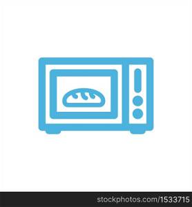 microwave icon flat vector logo design trendy illustration signage symbol graphic simple